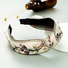 Load image into Gallery viewer, Vintage Embroided Headband