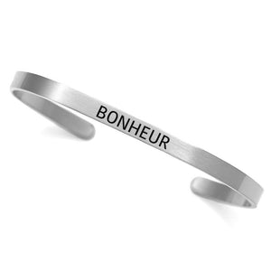 "Bonheur" cuff